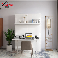 Lit mural moderne Murphy pliable et convertible, gain de place pour appartement, chambre, villa