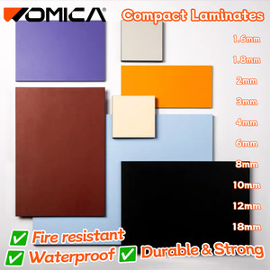 Meubles en stratifié compact ignifuge HPL Womica Factory 12 mm, décoration intérieure, finition couleur <span class=keywords><strong>pierre</strong></span> solide, armoires - Product Image 2