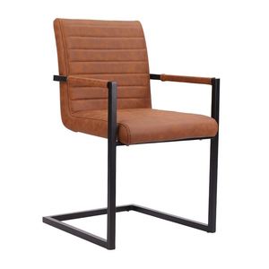 Бесплатный образец дуба современный Yelloq выветрился разработан лента локон искусственного Тан в европейском стиле с перфорацией в европейском стиле ретро-чернильно-синее обеденный стул - Product Image 1