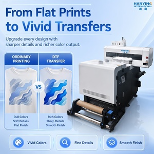 Nueva Impresora de Transferencia de Prendas DTF Totalmente Automática de 420 mm para Producción de Ropa Personalizada Hy-4002a Estructura Compacta con - Product Image 5