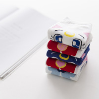 Printemps et été nouveaux produits lune dessin animé chat bateau chaussettes coton doux créatif étudiants femmes cheville Calcetines chaussettes