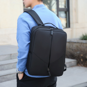 Nouvelle tendance de la mode, sac à dos pour ordinateur portable imperméable en Oxford avec logo personnalisé géométrique, antivol, 20-39L, avec charge USB, unisexe - Product Image 6