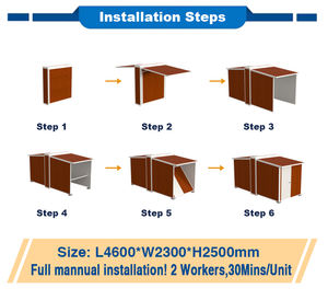 Proveedor <span class=keywords><strong>de</strong></span> casas móviles <span class=keywords><strong>de</strong></span> otras casas prefabricadas <span class=keywords><strong>de</strong></span> lujo <span class=keywords><strong>de</strong></span> Guangzhou Casas <span class=keywords><strong>de</strong></span> 40 pies <span class=keywords><strong>Casa</strong></span> contenedor prefabricada portá - Product Image 4