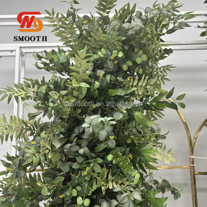 Arreglos de Vegetación Elegantes, Estilo Bosque Europeo, Arco de Flores en Forma de Cuerno, Decoración de Arco de Flores Artificiales, Fondo de Rosas Artificiales, Arco de Cuerno - Product Image 4