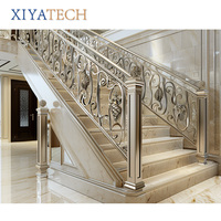 XIYATECH Bannière en acier inoxydable au design moderne pour villa sécurité et attrait esthétique améliorés