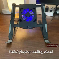 Support de refroidissement pliable pour ordinateur portable avec ventilateur USB silencieux et réglable pour tablette – Vente en gros