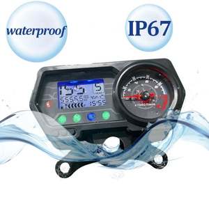 Velocímetro Digital para Motocicleta CG 125, Medidor de Temperatura del Gasolina, Tacómetro, Tablero de Instrumentos para Honda Cg125 Tmx125 <span class=keywords><strong>Skygo</strong></span> 125 - Product Image 4