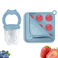 Food Grade Zachte Baby Siliconen Leuke Fopspeen Fopspeen Feeder Baby Melk Fruit Feeder Tepel Met Tanden