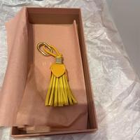 Pendentif de sac de luxe en forme de fleur, porte-clés en corde, breloques et accessoires en cuir pour sac