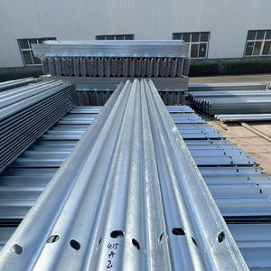 Beam-Schutzgeländer Armco-Barrieren Autobahn-Sicherheitsbarriere Stahl Feuerverzinkt Ingenieurqualität Reflektierend - Product Image 1
