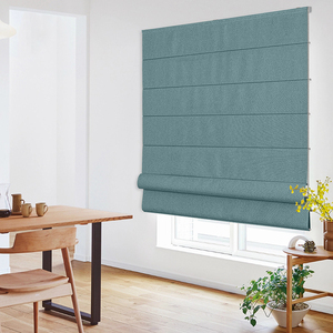 Persianas enrollables personalizadas Manual Roman Shades Blackout 100% Poliéster Tela ignífuga - Product Image 2