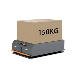 150KG Load Capacity AGV Robot Industrial Raw Material Transport Machine Magnetic Navigation Agv Robot With Remote Control
