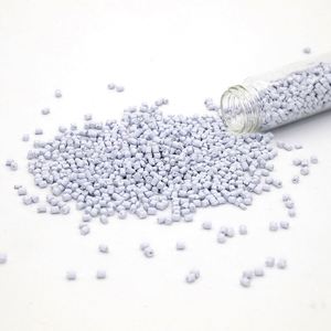 Venta directa de fábrica Blanco Seda Brillo PP Pe Película soplada Biodegradable Plástico Pellet Masterbatch - Product Image 1