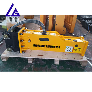 Martello Demolitore Idraulico L53 per Mini Escavatori da 2-4 Tonnellate, per Frantumazione Roccia e Calcestruzzo - Product Image 4