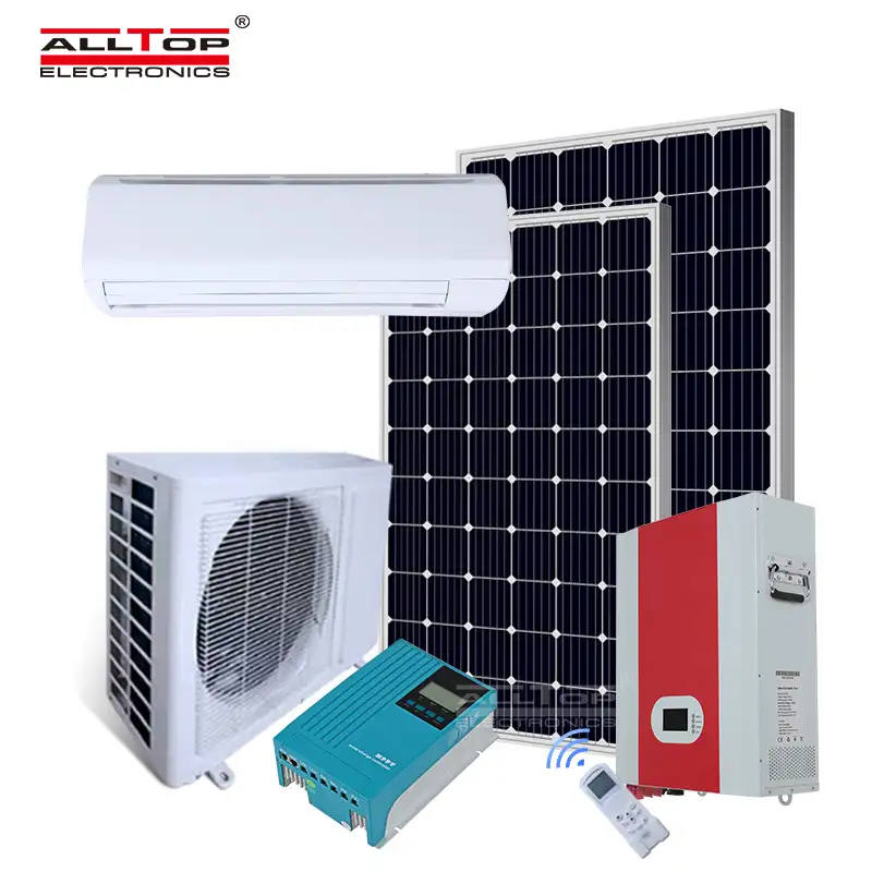ALLTOP Stable Performance Off Grid Battery Powered Split Air Conditioning Solar Powered Air Conditioner