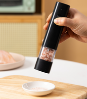 Moulin à poivre électrique coloré au design personnalisé, technologie de pointe, moulins à poivre à vendre, ensemble moulin à sel et à poivre