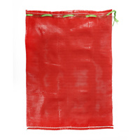 Sac en PP pour pommes de terre de 50 kg, couleur blanche et rouge, emballage pour légumes, sac en PP vide pour pommes de terre de 25 kg, sac d'emballage pour carottes