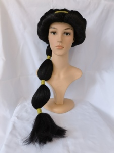 Peluca de fiesta de princesa de fibra sintética - Product Image 5