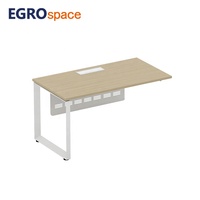 EGROspace Mobilier de bureau moderne extensible et modulaire, poste de travail minimaliste combiné pour coworking