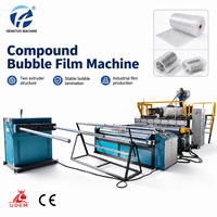 Machine de fabrication de film à bulles HONTO HT-1200 à haute efficacité et économie d'énergie, découpe automatique, contrôleur DELTA PLC, exportation au Kazakhstan