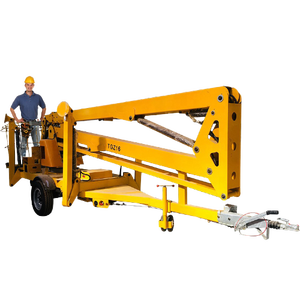 חשמלי קרוואן טלסקופים מפרקי עכביש מעלית Towable בום להרים עבור דובדבן פיקר עץ זמירה לקשט וציור - Product Image 4