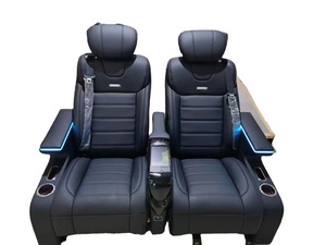 Nouveau Siège Arrière de Camping-Car en Cuir d'Origine avec Réglage Électrique du Dossier, Ventilation, Chauffage, Massage et Repose-Pieds - Product Image 2