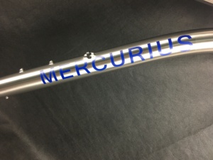 17 "cứng đuôi MTB khung 29 Titan xe đạp với thanh trượt dropout nước decals Logo thiết kế - Product Image 4