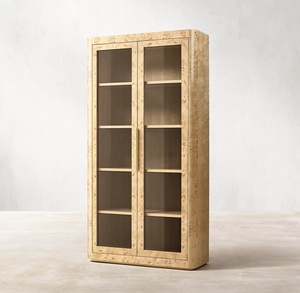 Muebles de restaurante hechos a mano directos de fábrica, gabinete de madera para copas de vino tinto, sala de estar vitrina para, vajilla personalizada - Product Image 4