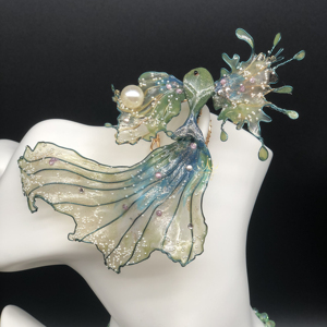 Gioielli personalizzati all'ingrosso della fabbrica a galla regalo di compleanno di lusso per ragazza regalo fatto a mano con orecchini floreali accessori per abiti da sposa - Product Image 1