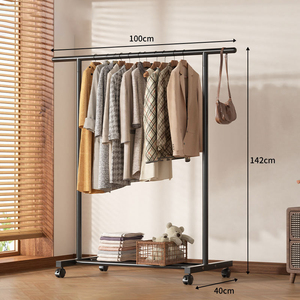 Porte-vêtements pour bébé, étagère de rangement pour vêtements, hauteur réglable, armoire pour enfants - Product Image 2