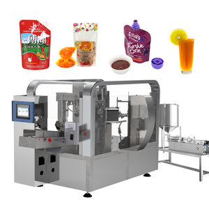 Automatic Premade Stand up Bag Fill Seal Packaging <b>Machine</b> for Powder <b>Rotary</b> Bag Given Condiments Detergent Powder Fertilizer Gr - Product Image 1