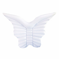 Bouée gonflable pour adultes en PVC avec ailes d'ange, lit flottant aquatique, approvisionnement transfrontalier