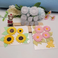 Fustella in Metallo a Forma di Girasole per Scrapbooking, Timbro per Carta, Nuovo Stampo Fai-da-Te per Foglie e Fiori