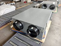 Ventilateur à récupération d'énergie 600m3/h avec purification de l'air équipé de filtres G4+H11, unité de ventilation bidirectionnelle OEM/ODM