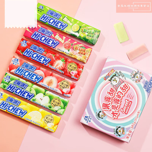 Venta al por mayor <span class=keywords><strong>Hi</strong></span> <span class=keywords><strong>Chew</strong></span> <span class=keywords><strong>Candy</strong></span> 57g Zumo de frutas Dulces y dulces Niños Chewy Sour <span class=keywords><strong>Candy</strong></span> Gummies - Product Image 5
