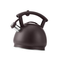 Bouilloire sifflante en acier inoxydable 3,0 L pour le thé et l'eau, compatible cuisinière