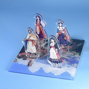 HanXin Unusual Souvenir Wholesale Custom Transparent Clear Plastic Vograce Custom Acrylic Standee