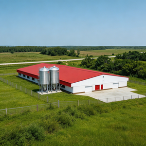 Windproof Seismic Resistant Modern Steel Structure Farm <strong>House</strong> <strong>Chicken</strong> <strong>House</strong> Prefab Poultry Shed Customization - Product Image 2
