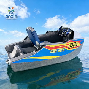 Mini bateau à moteur à piles Anxin Factory, idéal pour les loisirs aquatiques en famille - Product Image 2