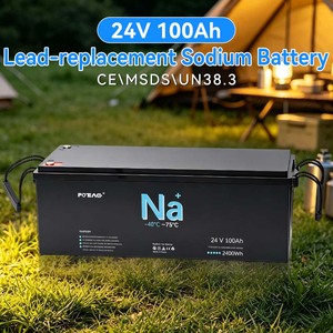 แบตเตอรี่โซเดียมไอออนความปลอดภัยสูง 28V 100Ah ชาร์จได้ 8000 รอบ 2400Wh กันน้ำ IP67 ทนอุณหภูมิ -40~75 องศาเซลเซียส สำหรับใช้ในบ้าน รับประกัน 3 ปี - Product Image 1