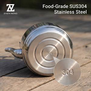 Zhenneng Hot Sale Stainless Steel Whistling <strong>Kettle</strong> Non-electric Tea Pot Boiling Water <strong>Kettle</strong> 5L Large Capacity - Product Image 3