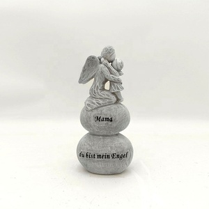 Statues d'ange de <span class=keywords><strong>cimetière</strong></span> en résine bon marché à vendre <span class=keywords><strong>décoration</strong></span> de tombes extérieures - Product Image 2