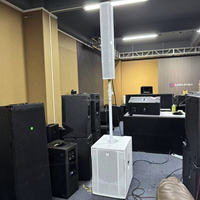 EVOX 12 Enceinte colonne active 8* 4 pouces, 1400W, haut-parleurs professionnels pour l'église