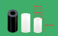 Entretoises creuses droites en nylon M3 M4 M5 en gros, entretoises isolantes en plastique ABS PA66 pour support de montage de carte PC/PCB