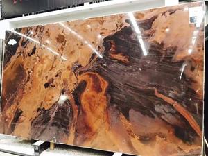 Brasile Jacaranda Phoenix Quarzite Lastra Rosso esotico granito lastre di marmo della parete di piastrelle - Product Image 4