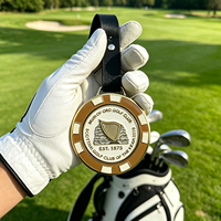 Label Tas Golf Enamel Keras Label Pribadi dengan Pengiriman Langsung dari Pabrik