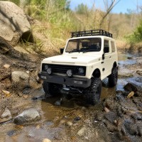 Jouets RC pour adultes, SUV compact tout-terrain vintage en alliage, télécommandé 4x4, étanche, pour intérieur/extérieur, qualité hobby, cadeau, EN71 CE