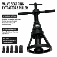 Kit universel d'extraction de soupapes de moteur 22-51 mm, extracteur de chemises de cylindre, outil de démontage pour réparation automobile et moto