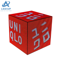 LEDIUP Fabrikpreis 5-Seitiger 3D P2.5 Outdoor Cube LED-Bildschirm Maßgefertigter LED-Video-Cube