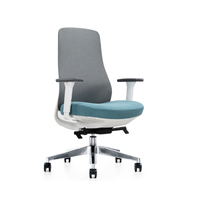 Chaise de bureau ergonomique modulaire à dossier en maille réglable, base 5 étoiles, chaise de direction pivotante en maille